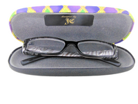 UNISEX HANDMADE HARD EYEGLASS CASE "CURIOSITY"/ vision accessory/ eye-catching design