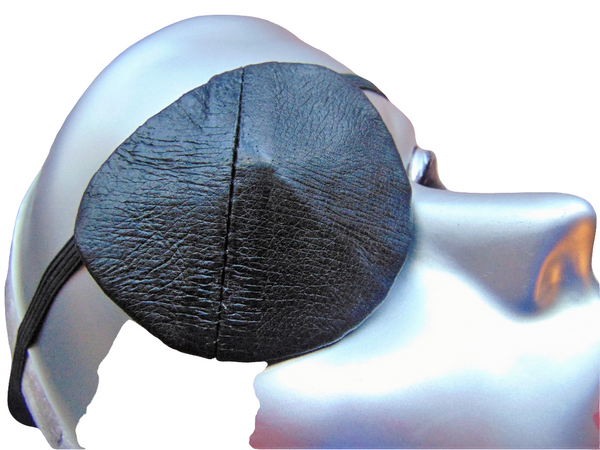 Unisex GENUINE LEATHER handmade eye patches "CAPTAIN'S PRIDE"/2 styles/pirate motif/vision care
