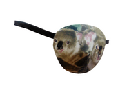 Unisex handmade cotton eye patch/KOALA theme/vision aid/ cataract aid/one size fits all