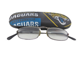 HARD EYEGLASS CASE "JACKSONVILLE JAGUARS THEME/ NFL theme/ vision accessory/handmade