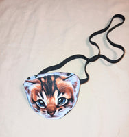 Unisex HANDMADE EYE PATCH "WIDE-EYE CAT"/ 4 style eye care/ vision aid/ CAT THEME