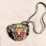 Unisex handmade cotton eye patch/"PSYCHEDELIC SKULL" /health & beauty/ eye care/cataract aid