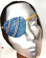 Unisex handmade eye patches, "THE HIGHLANDER"/ vision care/ cataract aid/ ocular aid/2 styles