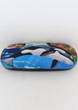 UNISEX HANDMADE HARD EYEGLASS CASE "ORCAS"/vision accessory/accessory case/bag or purse item