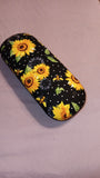 HANDMADE EYE PATCH "GOLDEN SUNFLOWER"/ VIVID DESIGN/eye care/health & beauty/ cataract aid/artsy