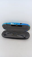 UNISEX HANDMADE HARD EYEGLASS CASE "ORCAS"/vision accessory/accessory case/bag or purse item