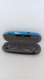 UNISEX HANDMADE HARD EYEGLASS CASE "ORCAS"/vision accessory/accessory case/bag or purse item