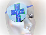 UNISEX EYE PATCH "SACRED CROSS"/ handmade, eye care, health & beauty, cataract aid