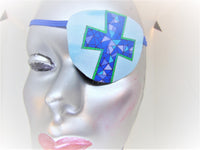 UNISEX EYE PATCH "SACRED CROSS"/ handmade, eye care, health & beauty, cataract aid