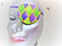 UNISEX HANDMADE EYE PATCH "PARTY TIME"/colorful design/eye care/health & beauty/cataract aid