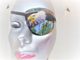 UNISEX HANDMADE EYE PATCH "AMERICAN EAGLE"/eye care/cataract aid/America's bird