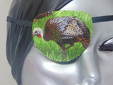 Unisex handmade eye patch "TOM TURKEY"/ 100% cotton/ eye care/ vision aid/ cataract aid/2 styles