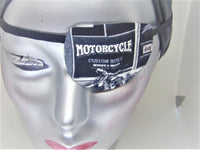 Unisex handmade cotton eye patches "MOTORCYCLE theme"/3 STYLES/eye care/vision aid/artisy