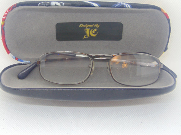 Unisex's handmade hard eyeglass case/ FIREFIGHTER theme/vision