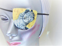 CHILD'S HANDMADE EYE PATCH "SLEEPY CATS"/ vision care/ cutesy design/ 2 styles