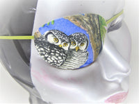 Unisex eye patch, "The Owl" handmade with 100% cotton/ Health & beauty/eye care/ cataract aid