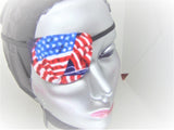 Unisex eye patches, "OLD GLORY"/  handmade / 2 styles/health & beauty/vision care /one size all