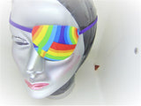 Unisex handmade gay pride eye patch with Rainbow theme /vision care /eye treatments/2 STYLES