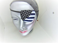 UNISEX EYE PATCH "POLKA DOTS & STRIPES"/ eye care/ cataract aid/ artsy