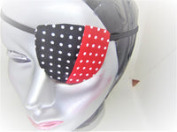 UNISEX HANDMADE EYE PATCH "SUSPICION"/ eye care/ cataract aid/ cosmopolitan