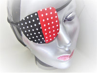 UNISEX HANDMADE EYE PATCH "SUSPICION"/ eye care/ cataract aid/ cosmopolitan