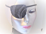 HANDMADE SEQUIN EYE PATCH "TWILIGHT ZONE"/chic/jazzy design/eye care/2 STYLES