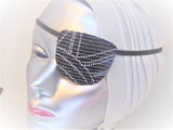 HANDMADE SEQUIN EYE PATCH "TWILIGHT ZONE"/chic/jazzy design/eye care/2 STYLES