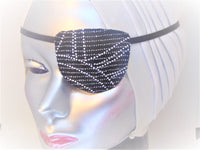 HANDMADE SEQUIN EYE PATCH "TWILIGHT ZONE"/chic/jazzy design/eye care/2 STYLES