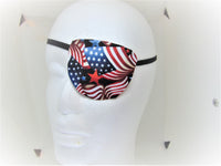 UNISEX EYE PATCH "STARS & STRIPES/ handmade, cataract aid, eye care