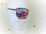 UNISEX EYE PATCH "STARS & STRIPES/ handmade, cataract aid, eye care