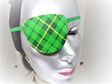 UNISEX HANDMADE EYE PATCH "ST. PATRICK"/ Irish heritage/ eye care/cataract aid