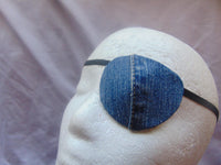 Unisex eye patch, "THE CAMELOT" handmade /vision care/cataract aid/health & body/ocular aid