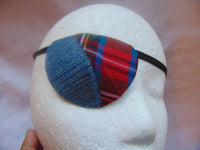 Unisex handmade eye patches, "THE HIGHLANDER"/ vision care/ cataract aid/ ocular aid/2 styles