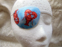 Adult unisex handmade eye patch/ LOBSTER theme/ cataract aid/ health & beauty/blind eye aid