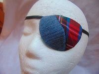 Unisex handmade eye patches, "THE HIGHLANDER"/ vision care/ cataract aid/ ocular aid/2 styles