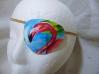 child's handmade eye patch/ "PINK FLAMINGO"/ eye care/ health & body/ blind eye aid/ eye treatmentl