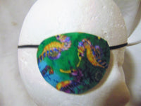 Child's handmade eye patch/ SEAHORSE THEME/ vision care/ blind eye aid/ eye care/ eye treatment/