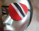 Unisex handmade eye patch "TRINIDAD & TOBAGO" /eye care/cataract aid/blind eye aid