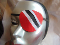 Unisex handmade eye patch "TRINIDAD & TOBAGO" /eye care/cataract aid/blind eye aid